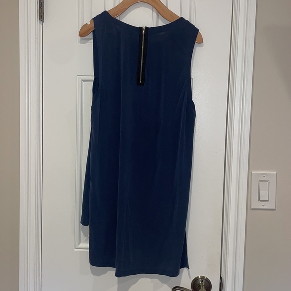 F21 Blue Long Tank Top Blouse Size M - Picture 3 of 3